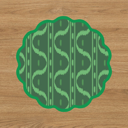 VIDA Festive Reversible Placemats Set of 4 (Green &amp; Red)