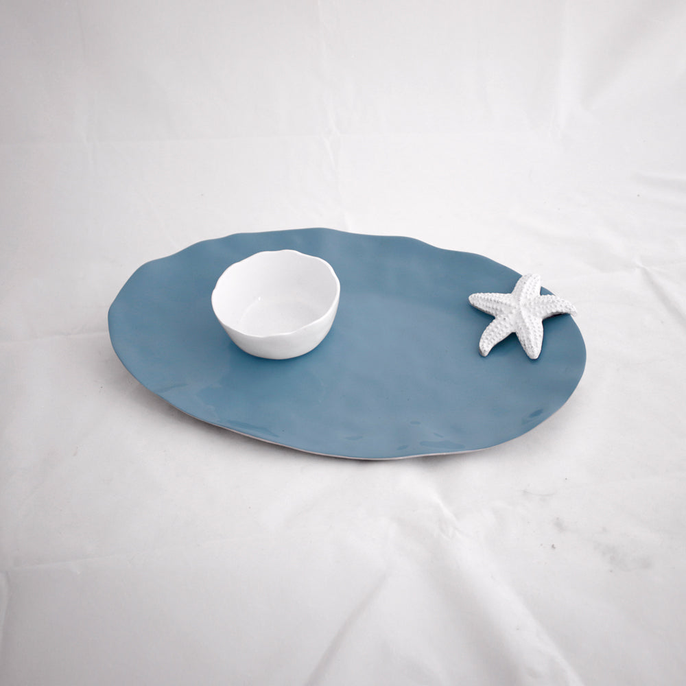 beatriz-ball-thanni-oval-starfish-platter-with-dip-bowl-blue-and-white