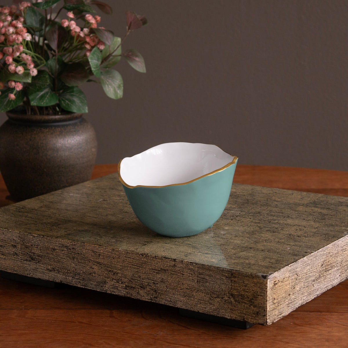 beatriz-ball-encanto-osaka-small-bowl-turquoise-and-white