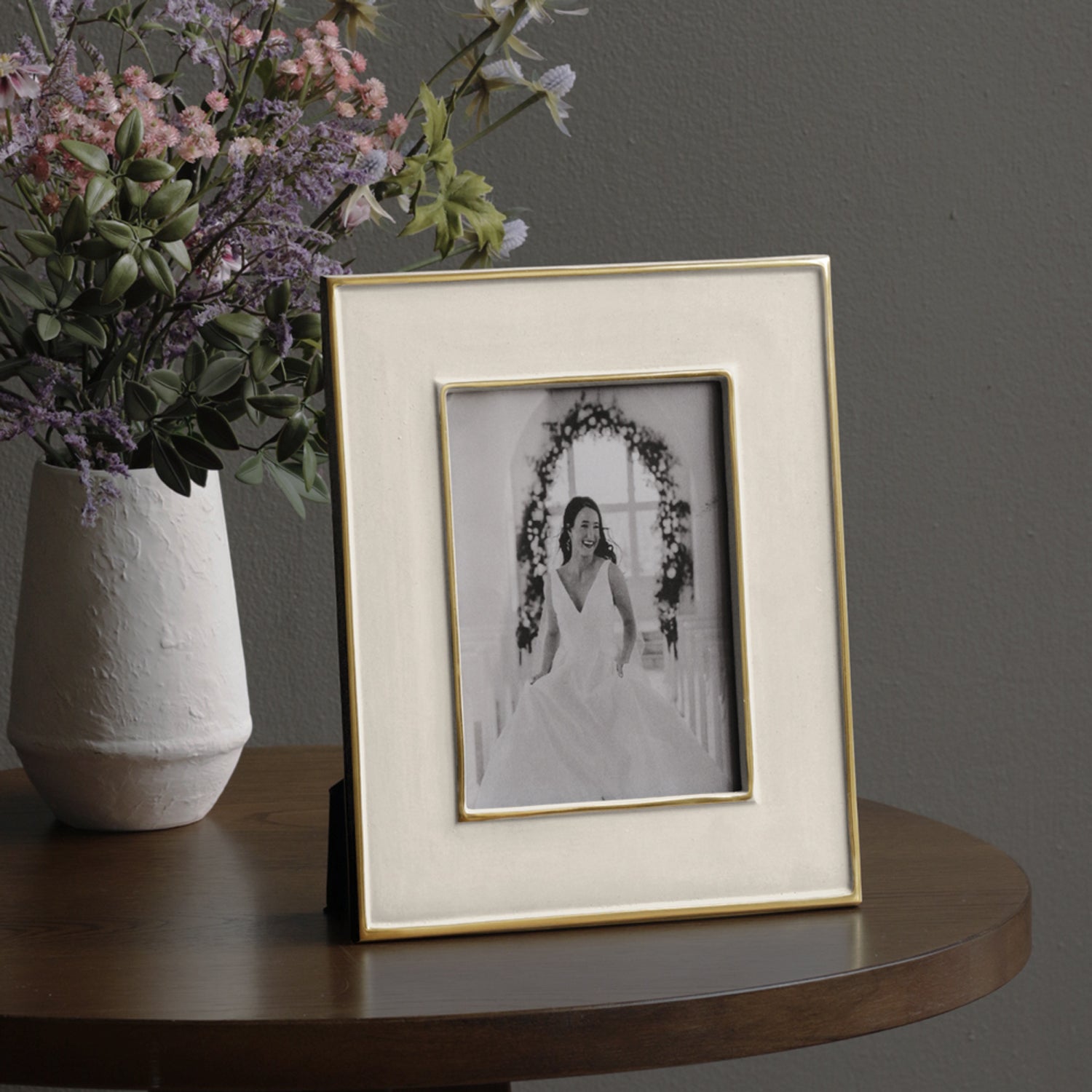 FINAL SALE - FRAME Encanto Jason  5 x 7  (Cream) - SECONDS - NON REFUNDABLE