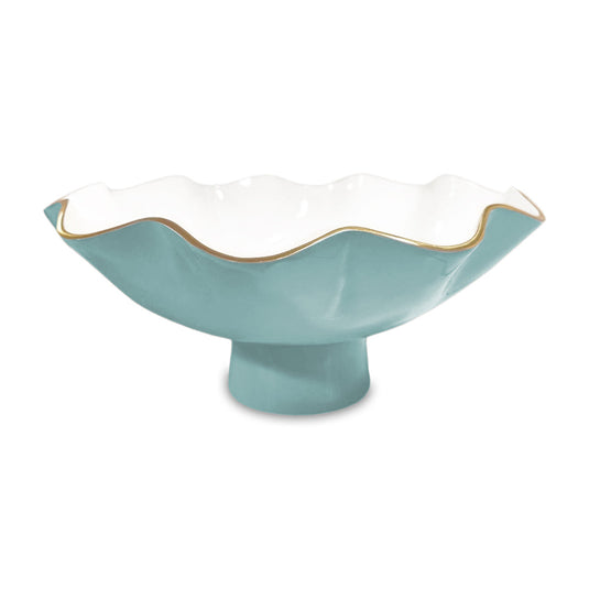 Encanto Carola Extra Large Bowl, Cream & White