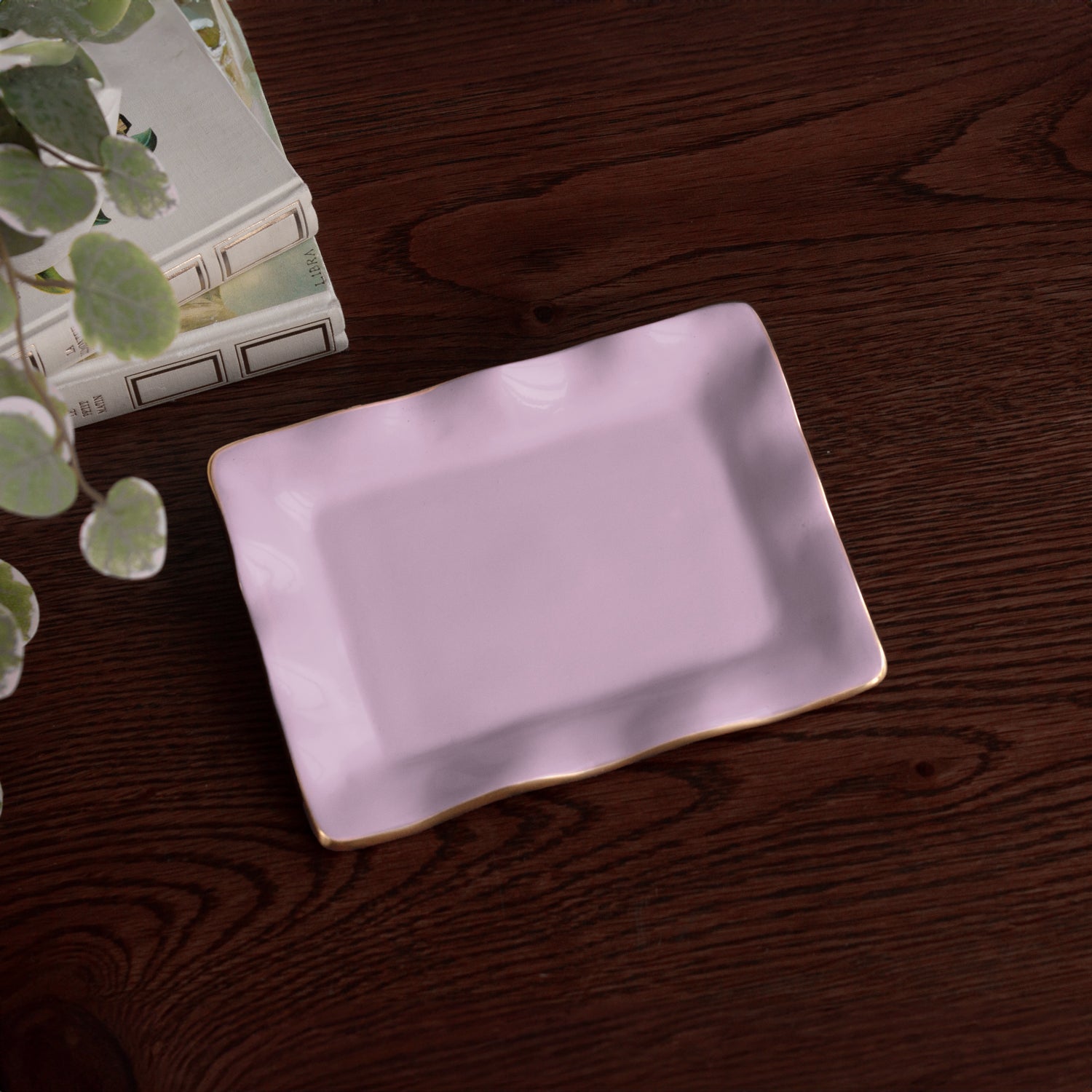 FINAL SALE - ENCANTO Vento Small Rectangular Tray (Lilac) SECONDS - NON REFUNDABLE