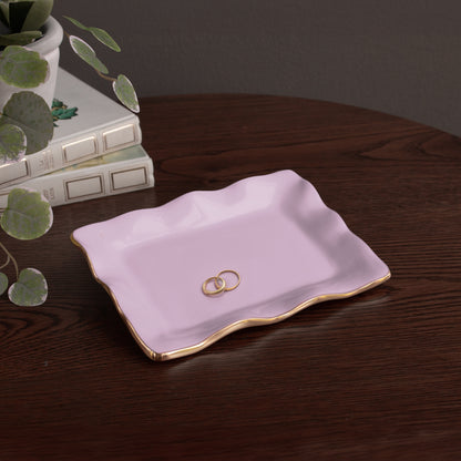 FINAL SALE - ENCANTO Vento Small Rectangular Tray (Lilac) SECONDS - NON REFUNDABLE