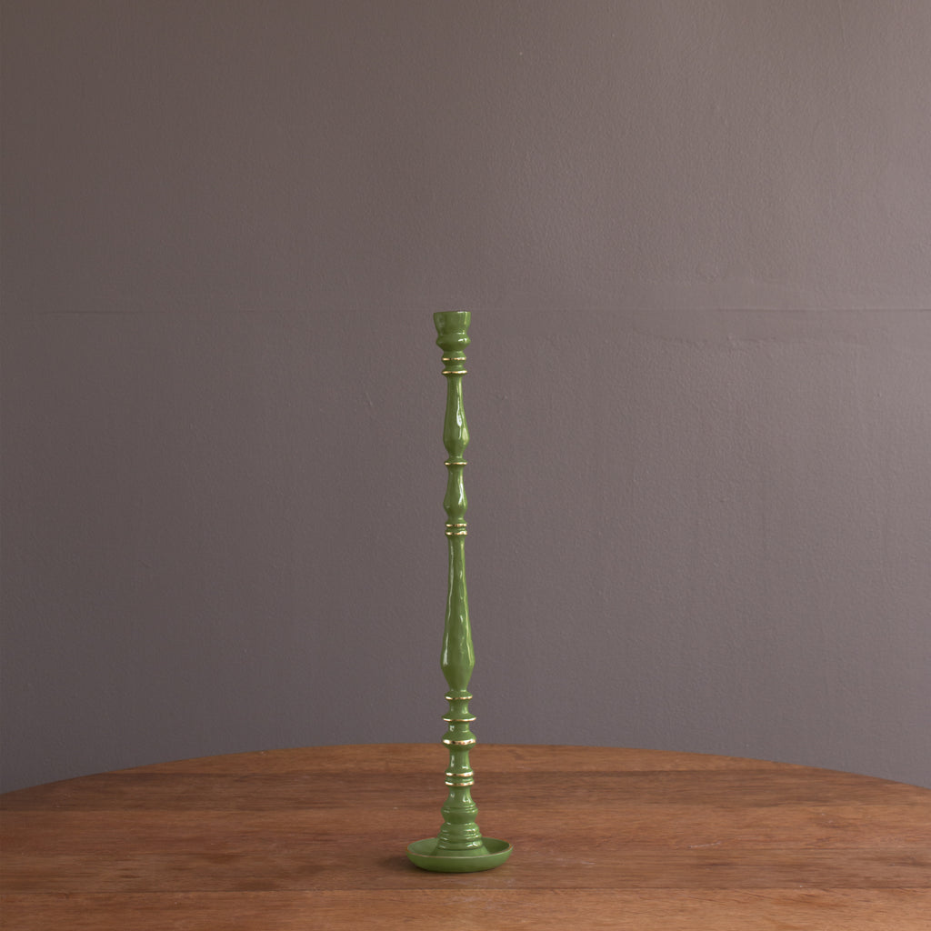 beatriz-ball-encanto-crosby-large-candlestick-holder-leaf-green