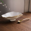 beatriz-ball-encanto-claire-small-oval-bowl-with-spoon-cream-white-and-gold