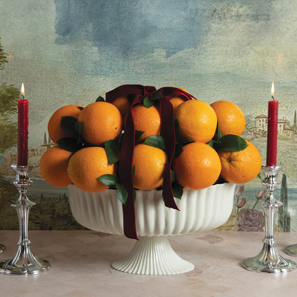 ENCANTO Vienna Large Centerpiece/Punchbowl (Cream and White)