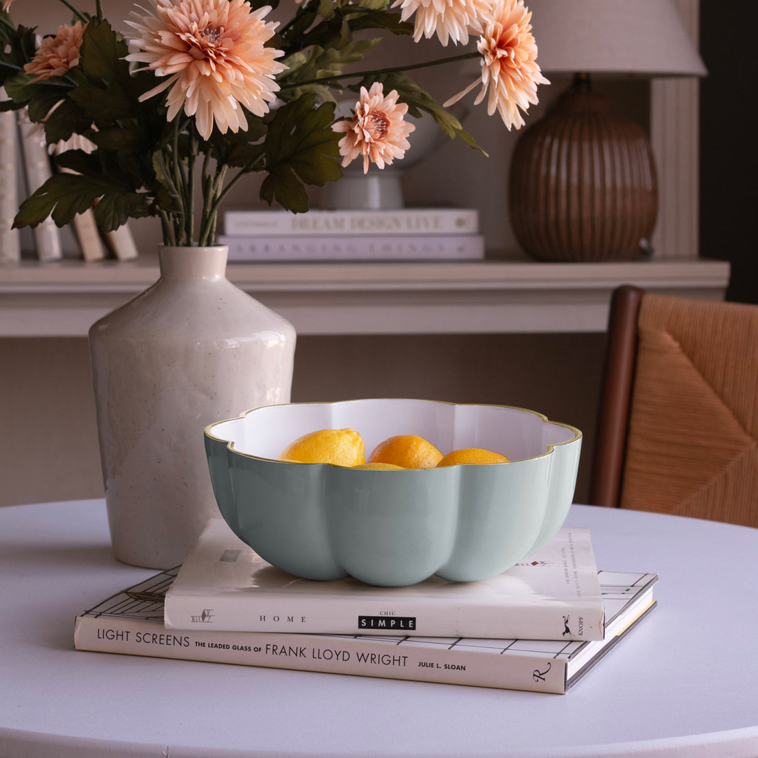 beatriz-ball-encanto-calabaza-medium-bowl-slate-and-white