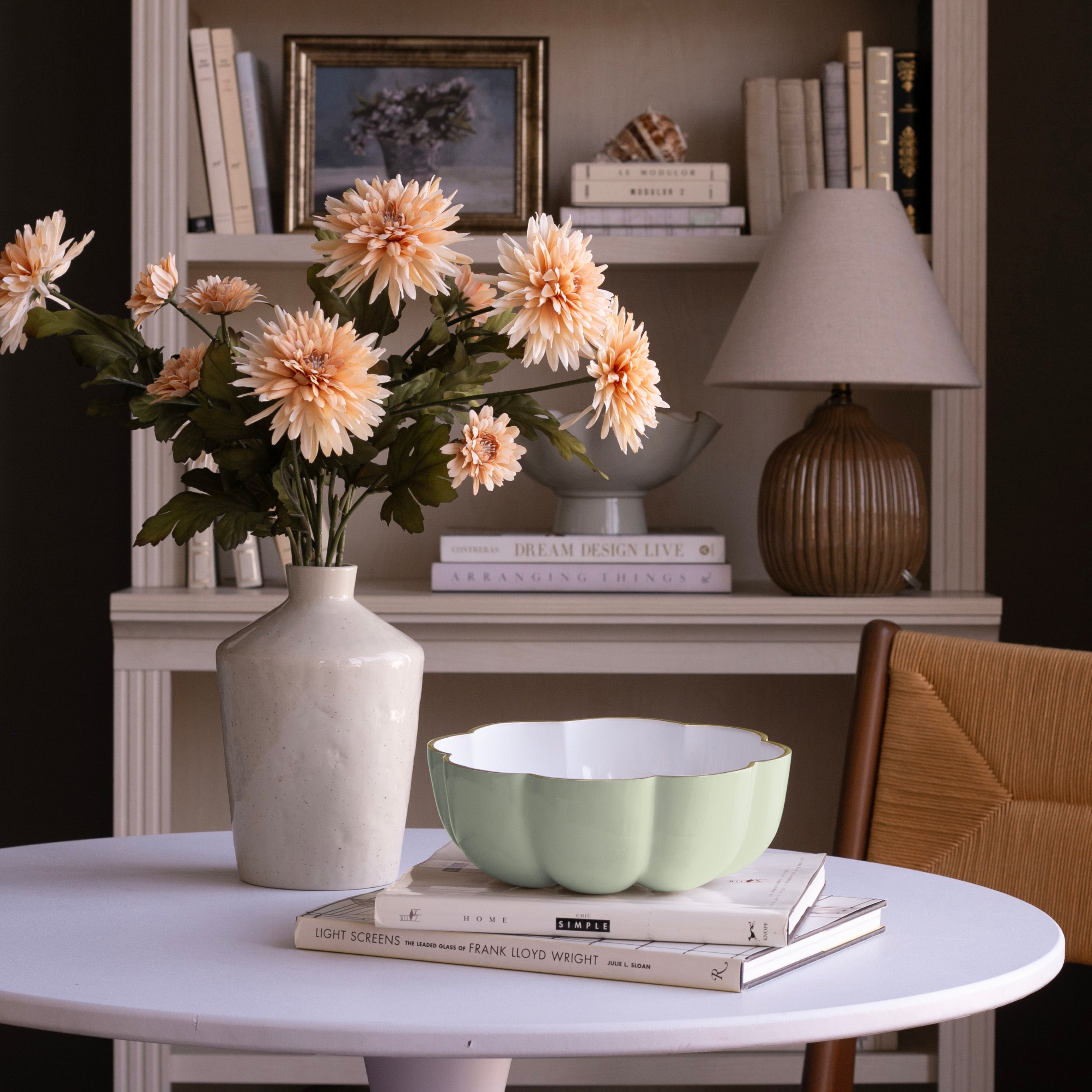beatriz-ball-encanto-calabaza-medium-bowl-pistachio-and-white