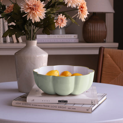 beatriz-ball-encanto-calabaza-medium-bowl-pistachio-and-white