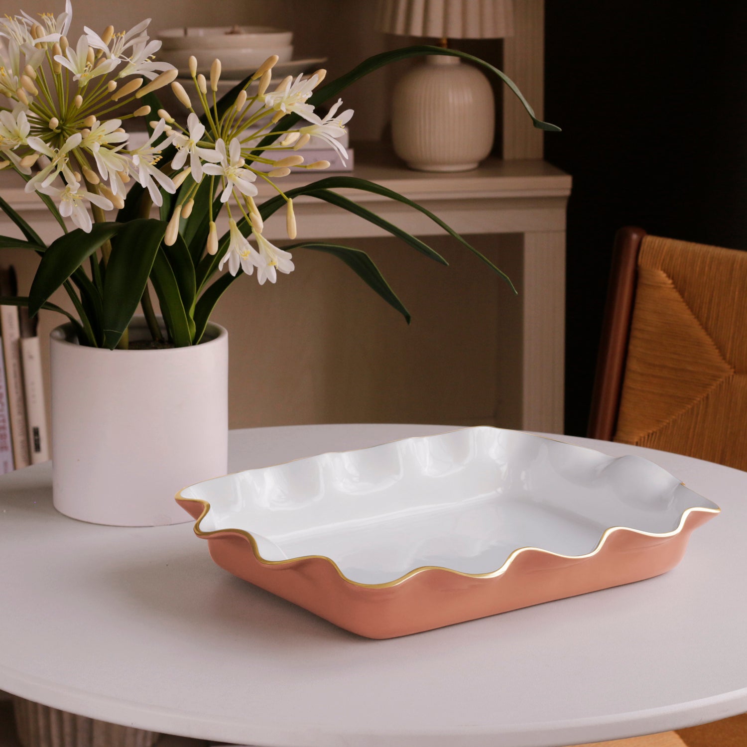beatriz-ball-encanto-carola-rectangle-casserole-holder-cayenne-and-white