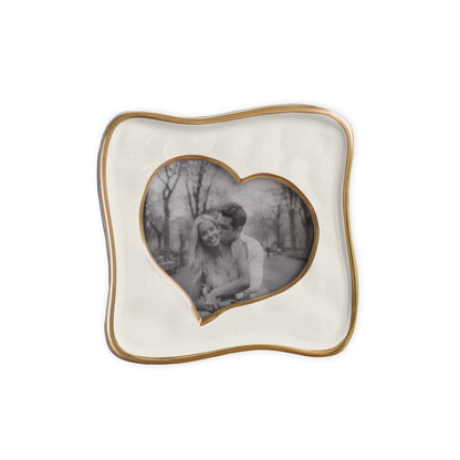 FINAL SALE - FRAME Encanto Curved Heart 5 x 5 (Cream) SECONDS - NON REFUNDABLE