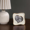 FINAL SALE - FRAME Encanto Curved Heart 5 x 5 (Cream) SECONDS - NON REFUNDABLE