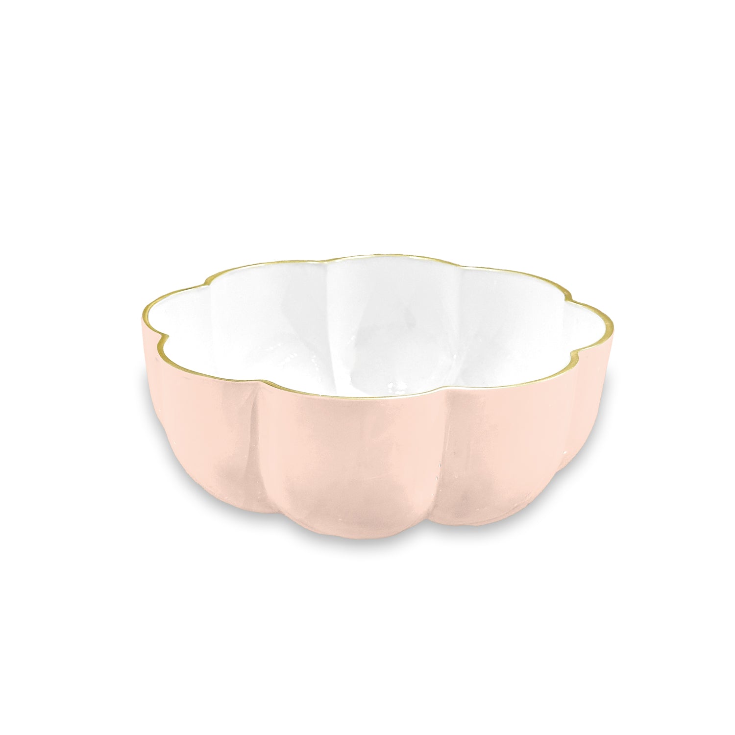 ENCANTO Calabaza Medium Bowl (Camellia and White)