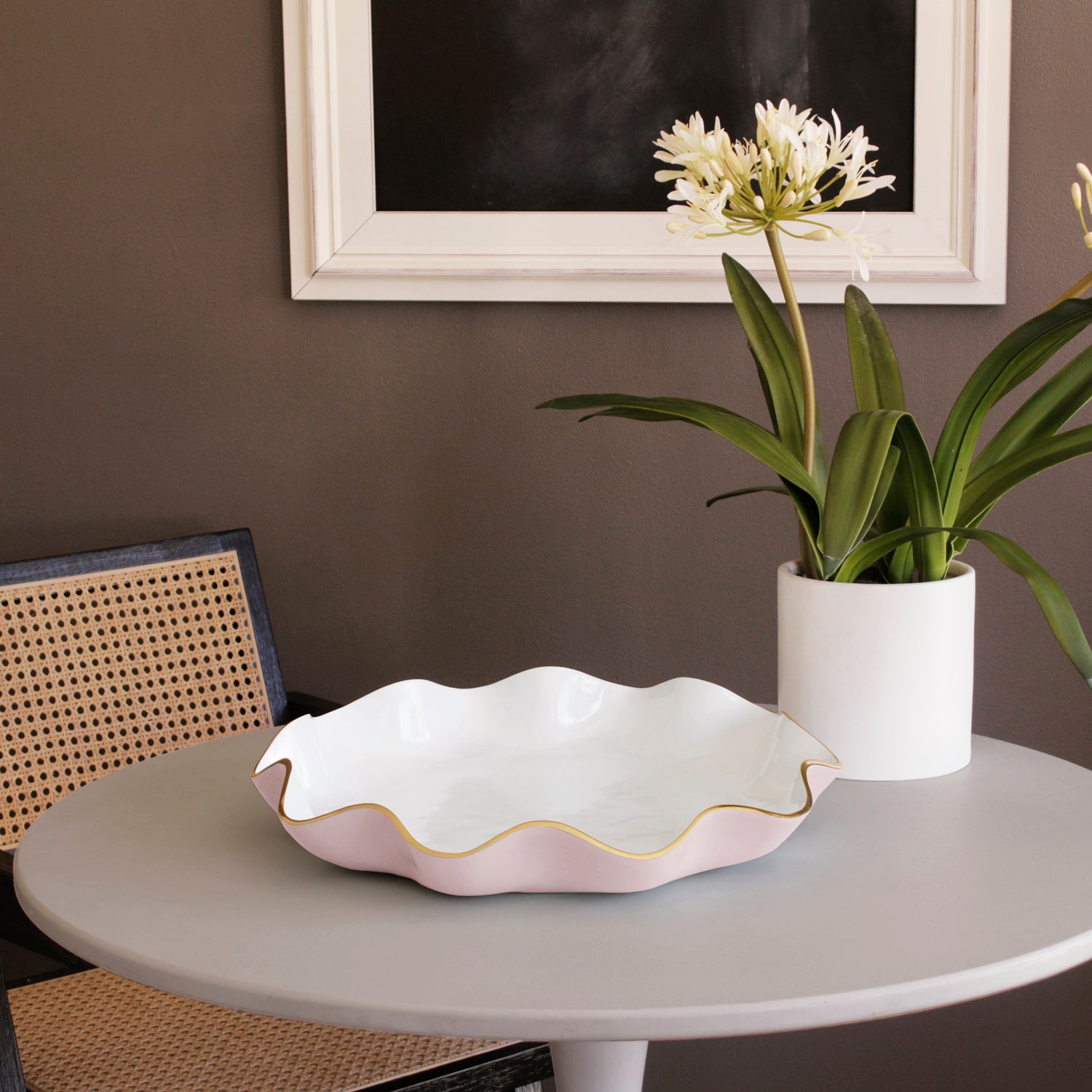 beatriz-ball-encanto-carola-large-round-platter-camellia-and-white