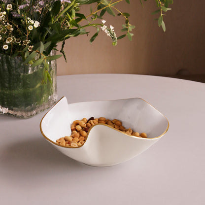 ENCANTO Aries Medium Bowl Cream and White