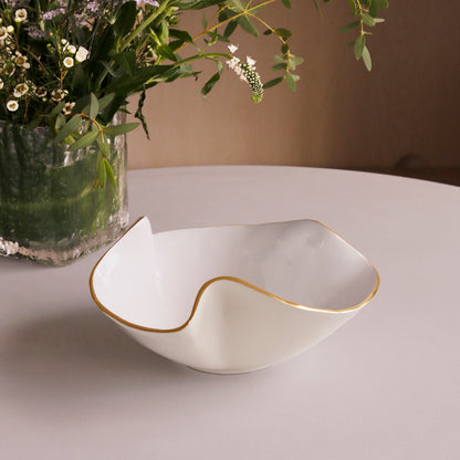 ENCANTO Aries Medium Bowl Cream and White