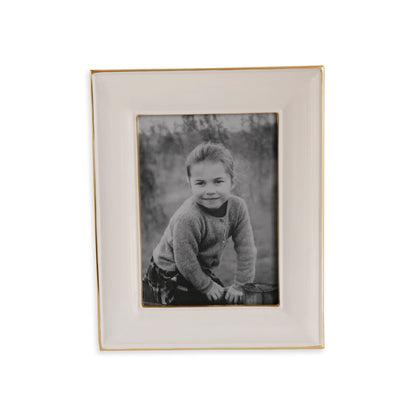 FINAL SALE - FRAME Encanto Charlotte  5 x 7  Cream SECONDS - NON REFUNDABLE