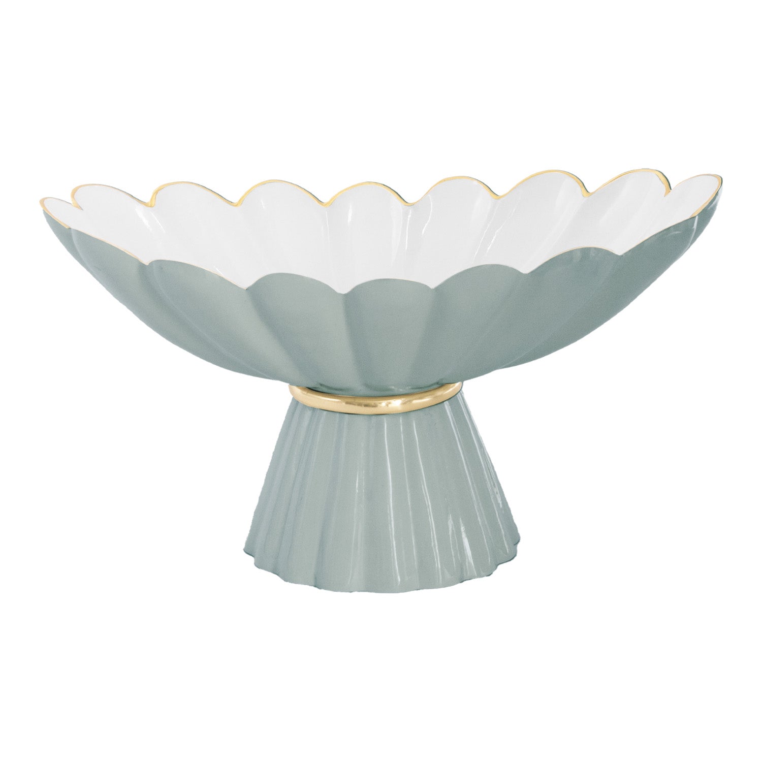 ENCANTO Vintage Hermes Pedestal Slate and White