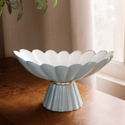 ENCANTO Vintage Hermes Pedestal Slate and White