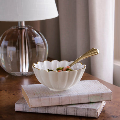 ENCANTO Vienna Mini Bowl with Spoon  Cream and White