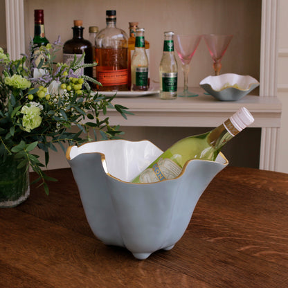 ENCANTO Onyx Ice Bucket Slate &amp; White