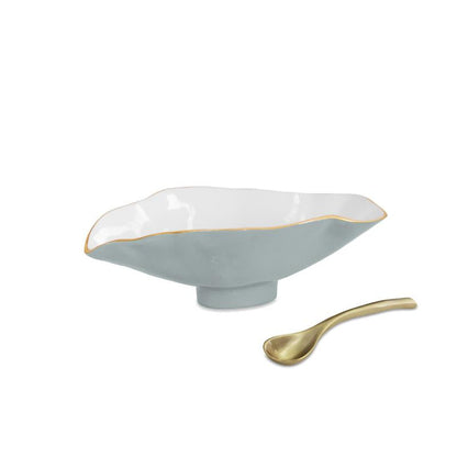 encanto-claire-small-oval-bowl-with-spoon-slate-white