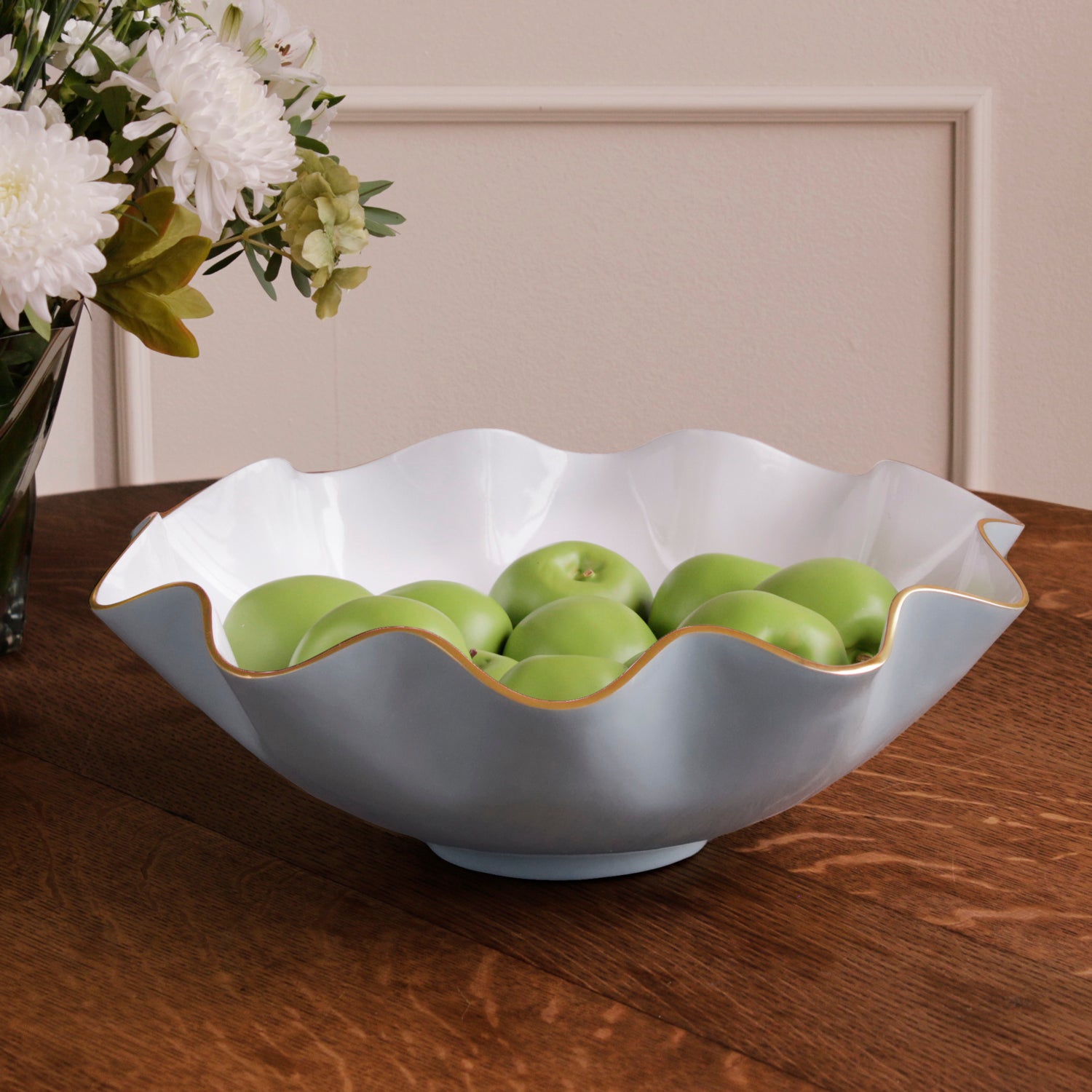 ENCANTO Carola Extra Large Bowl Slate &amp; White