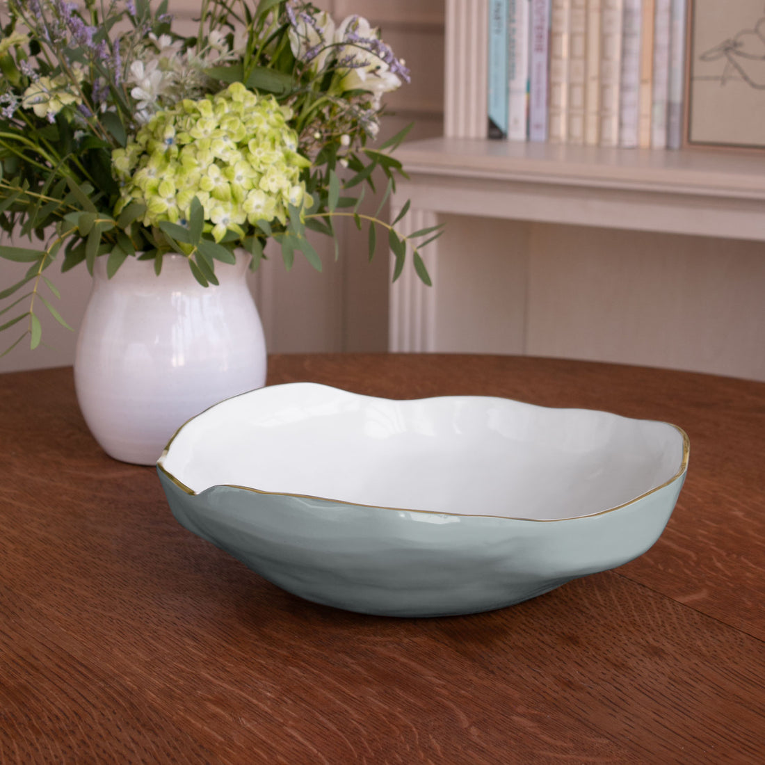 ENCANTO Nuevo Large Bowl (Slate &amp; White)
