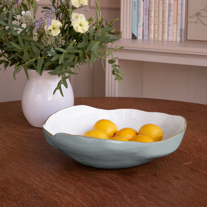 ENCANTO Nuevo Large Bowl (Slate &amp; White)