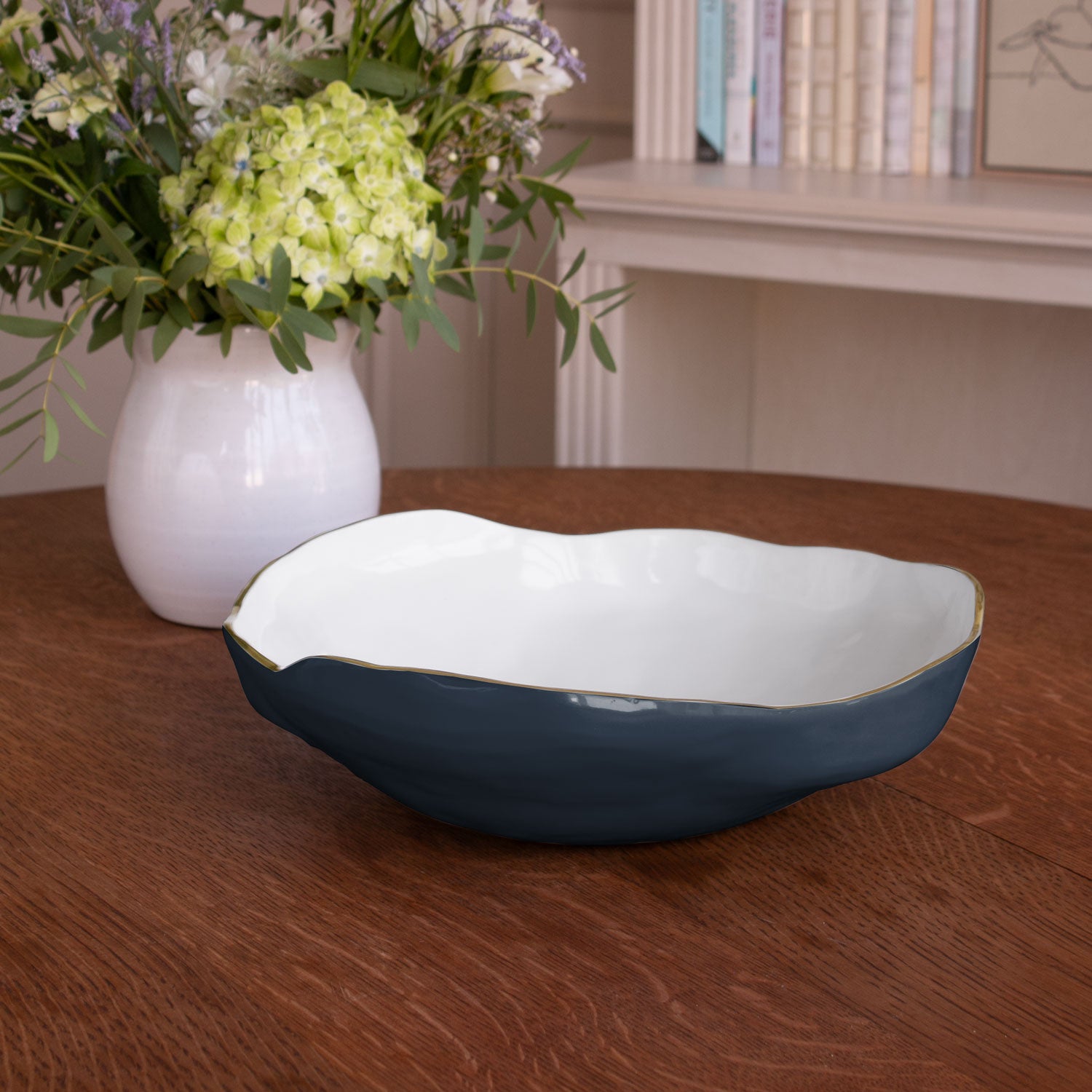 ENCANTO Nuevo Large Bowl Midnight &amp; White