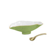 encanto-claire-small-oval-bowl-with-spoon-green-and-white