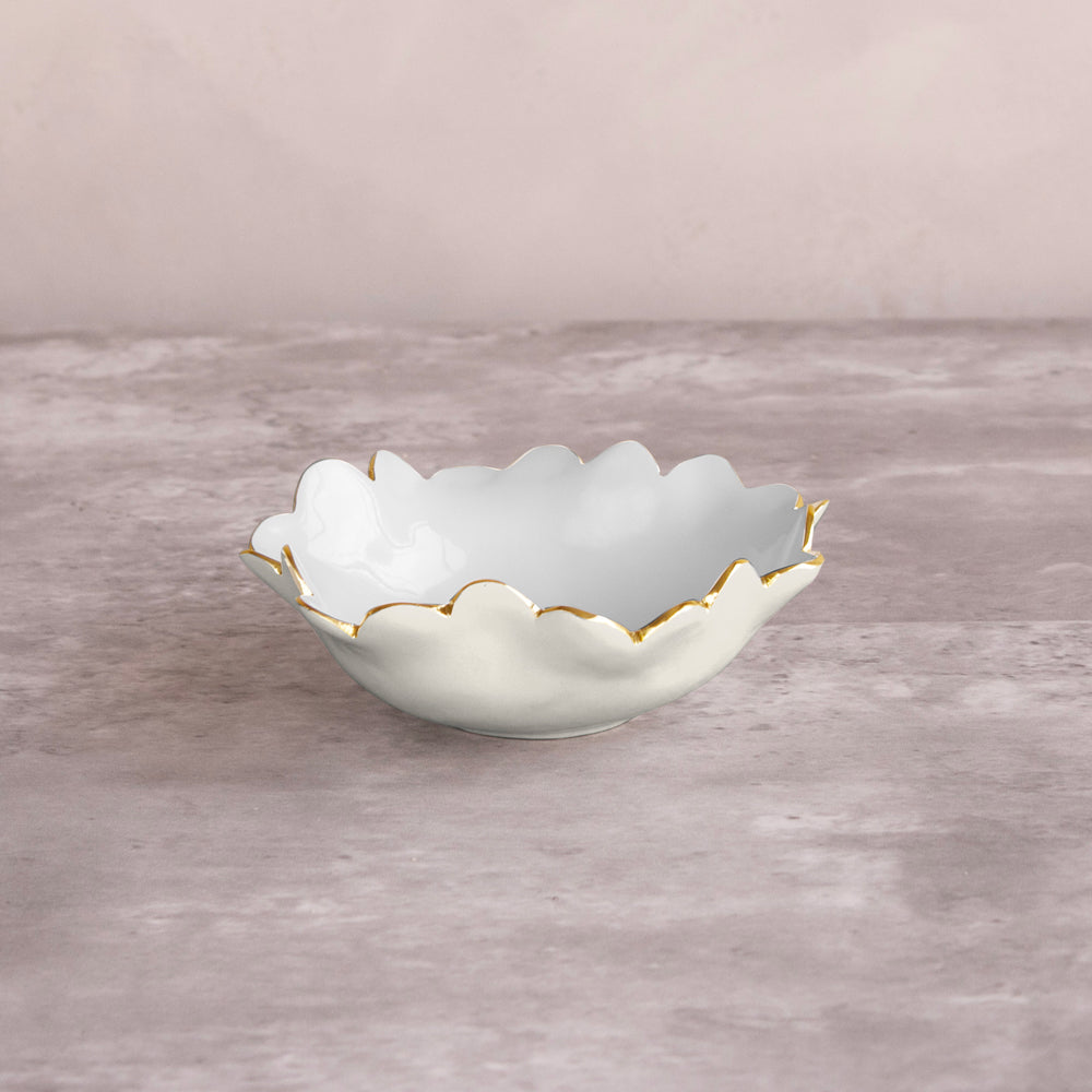 ENCANTO Colette Mini Round Bowl (Cream and White)