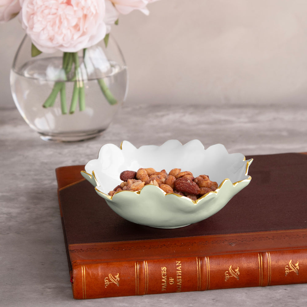 ENCANTO Colette Mini Bowl (Pistachio and White)