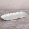 ENCANTO Colette Oblong Tray (Camellia and White)