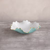 ENCANTO Colette Small Bowl (Turquoise and White)
