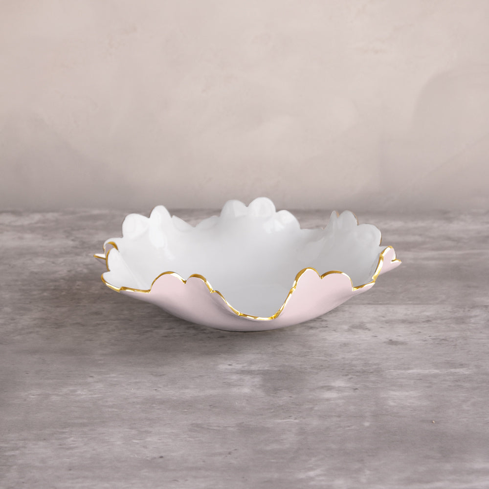 ENCANTO Colette Small Bowl (Camellia and White)