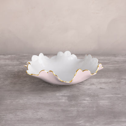 ENCANTO Colette Small Bowl (Camellia and White)