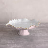 ENCANTO Colette Pedestal Cake Plate (Camellia and White)