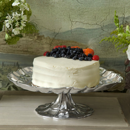 TUSCANY Pedestal Cake Plate