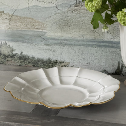 ENCANTO TUSCANY Large Round Platter (Cream)