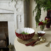 ENCANTO Orlando Medium Bowl (Bordeaux and White)