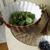 ENCANTO Orlando Medium Bowl (Bordeaux and White)