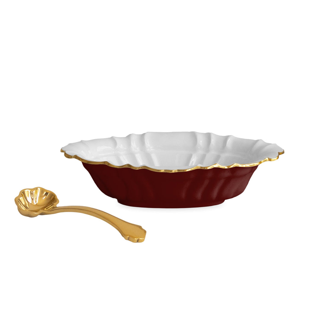 encanto-tuscany-small-oval-bowl-with-spoon-bordeaux-and-white