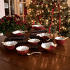 ENCANTO Colette Mini Bowl w/spoon (Bordeaux and White)