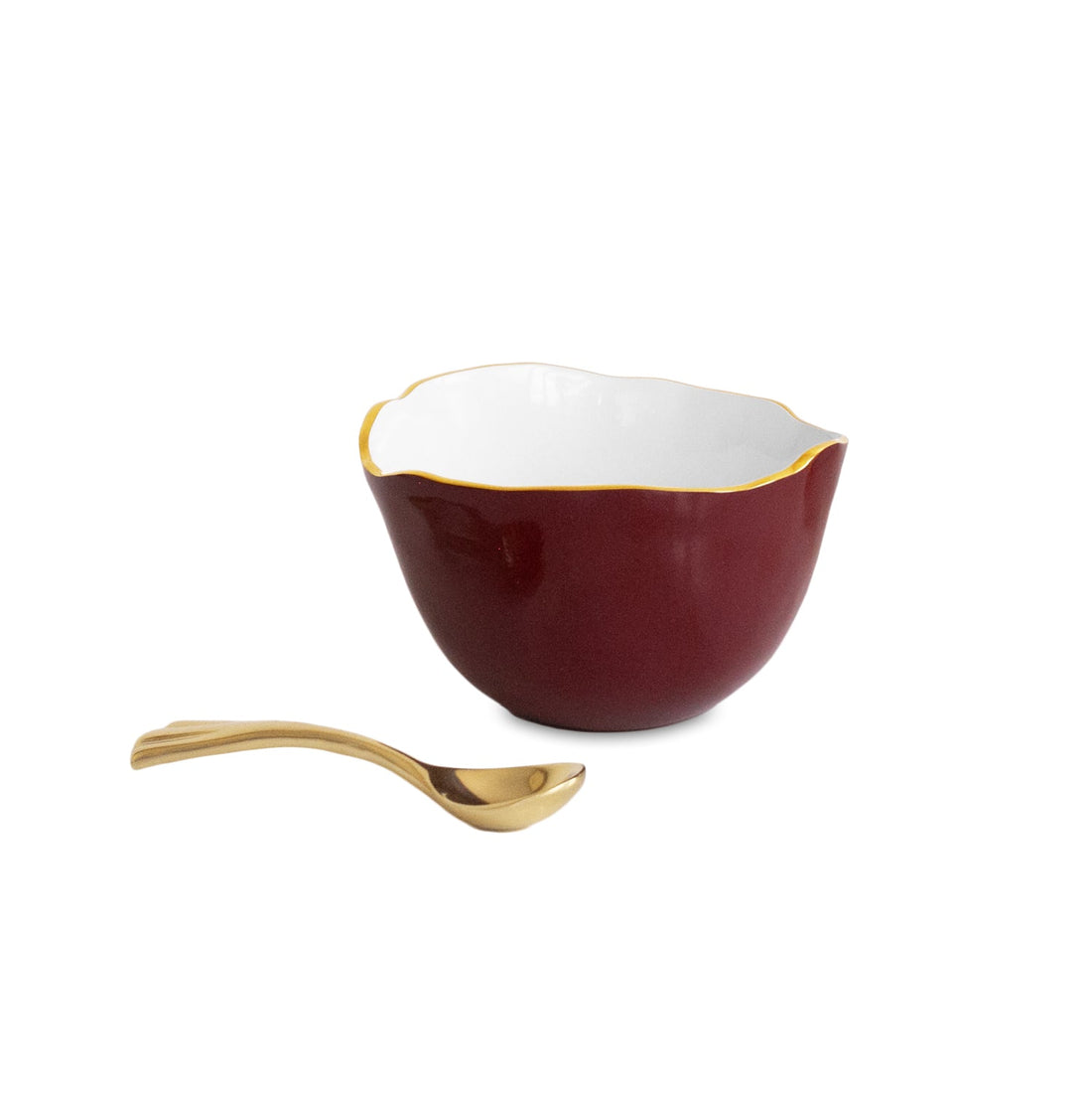 encanto-osaka-small-bowl-w-spoon-bordeaux-and-white