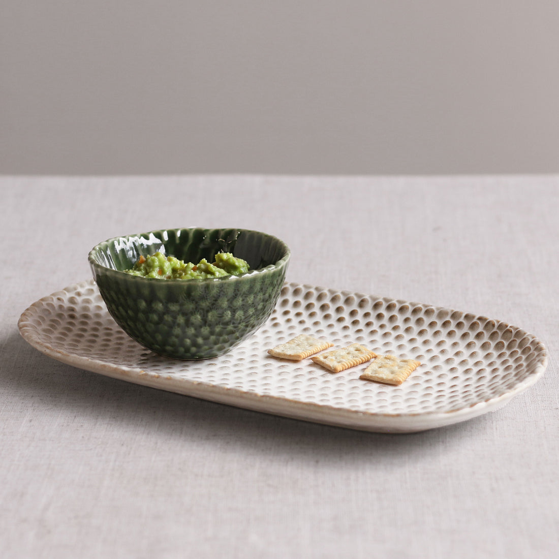 CERAMIC Aurora Dip Bowl Set of 2 (Green)