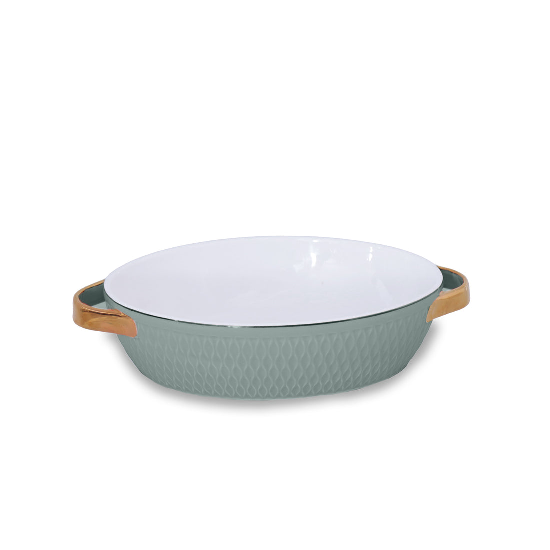 beatriz-ball-ceramic-small-oval-baker-with-gold-handles-sage