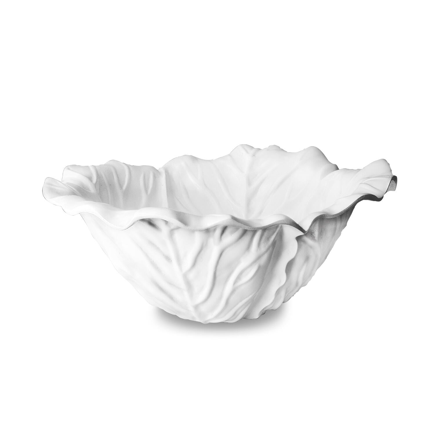 VIDA Lettuce Large Bowl White