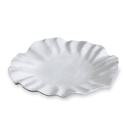 VIDA Bloom Large Round Platter (White)