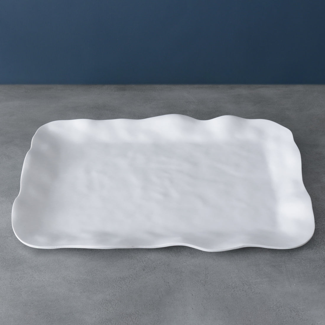 VIDA Nube Extra Large Rectangular Tray (White)